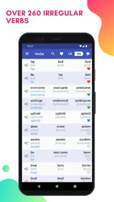 English Irregular Verbs android App screenshot 22