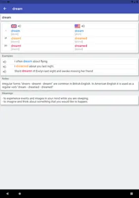 English Irregular Verbs android App screenshot 5
